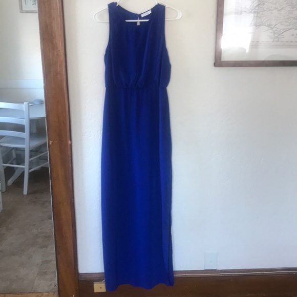 Lush Dresses & Skirts - Lush Royal Blue Maxi Dress with Cutout Back